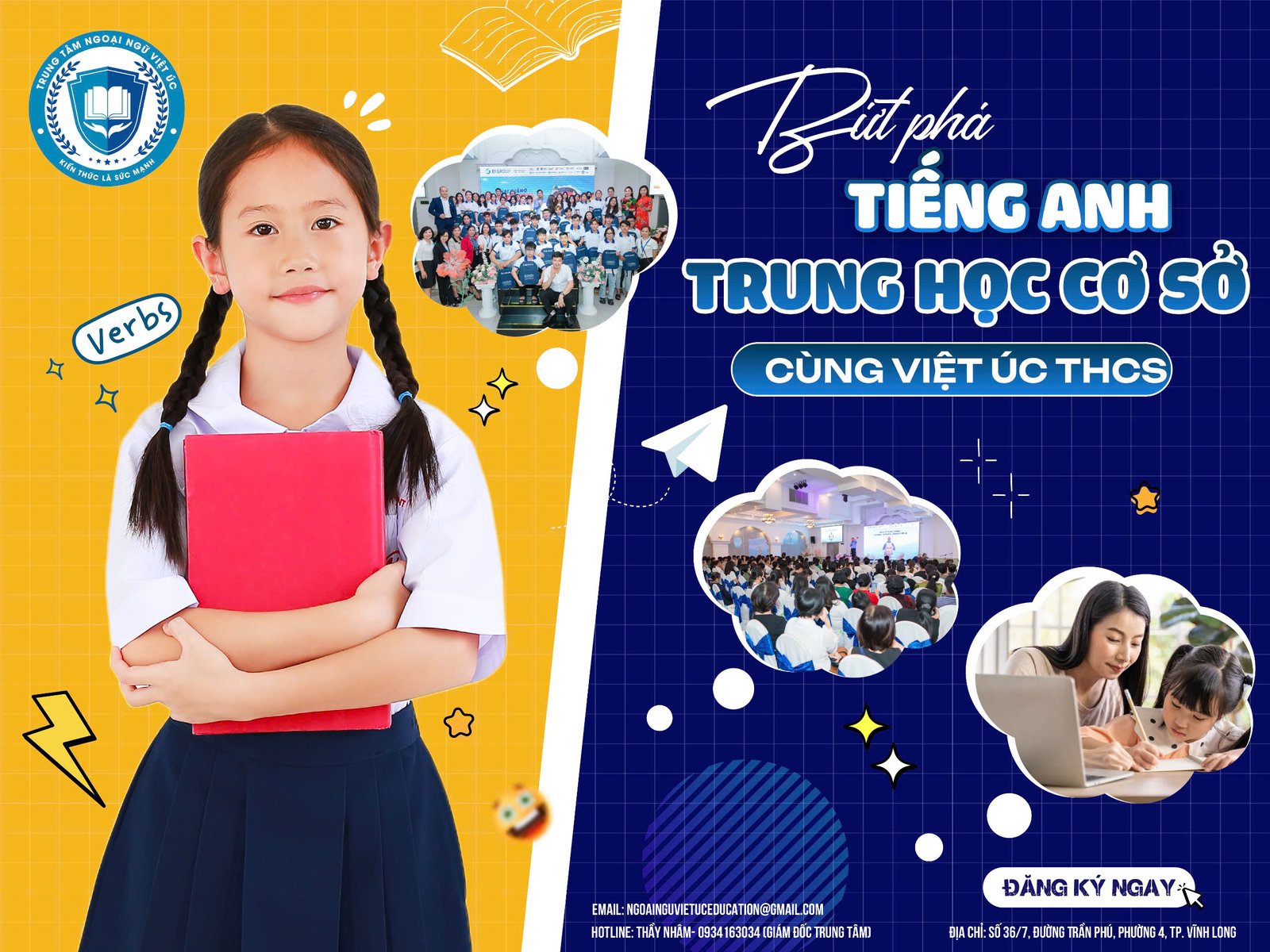 Bứt phá tiếng Anh Trung học cơ sở cùng Việt Úc (lớp 6 - 9)